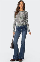 Edikted Camo Babe Top