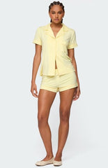 Edikted Tezlie Button Up Shirt