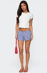 Edikted Solina Ribbed Button Up Top