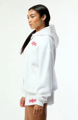 Third Charm White & Pink Puff Graphic Vol. 1 Hoodie