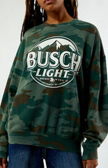 BUSCH LIGHT Camo Crew Neck Sweatshirt
