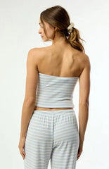 Your Favorite Lounge Striped Tube Top