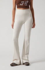 PAC 1980 PAC WHISPER Active Ivory Franchise Flare Yoga Pants