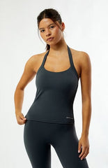 PE NATION Active Unwind Halter Tank Top