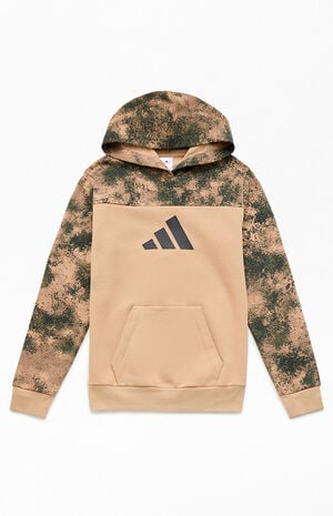 adidas Kids AOP Colorblock Camo Hoodie