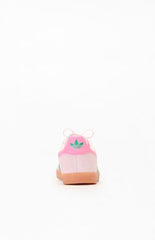 adidas Kids Pink & Green Gazelle Shoes