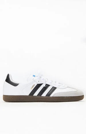 adidas Kids White & Black Samba Shoes