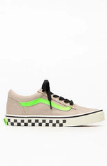 Vans Kids Tan Glow-In-The-Dark Old Skool Shoes