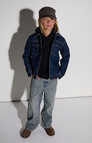 Pacsun Kids Baggy Jeans Medium Indigo