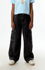 Pacsun Baggy Jeans Cargo Black Wash