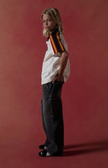 Pacsun Kids Extreme Baggy Jeans Contrast Stitch Carpenter Black