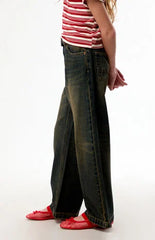 Pacsun Kids Baggy Jeans Dark Blue Tint