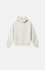 Fear of God ESSENTIALS Kids Heather Oatmeal Embossed Classic Hoodie