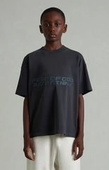 Fear of God ESSENTIALS Kids Vintage Black Short Sleeve T-Shirt