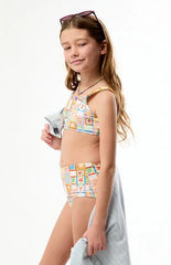 Pacsun Kids Tank & High Waisted Bikini Set
