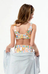 Pacsun Kids Tank & High Waisted Bikini Set