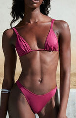 Pacsun Plum Rae Triangle Bikini Top