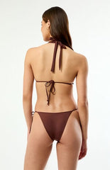 Pacsun Brown Jade Halter Bikini Top