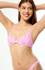 Pacsun Pink Camo Jessie Bralette Bikini Top