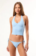 Pacsun Blue Camille Tank Bikini Top