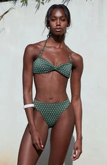 Pacsun Polka Dot Kalilah Bandeau Bikini Top