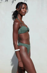 Pacsun Polka Dot Kalilah Bandeau Bikini Top