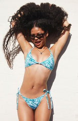 Pacsun Butterfly Alani Shine Ring Triangle Bikini Top