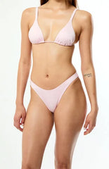 Pacsun Pink Rae Shine High Cut Bikini Bottom
