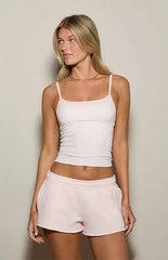 Pacsun Pink Ultra Soft Fleece Core Mini Sweat Shorts