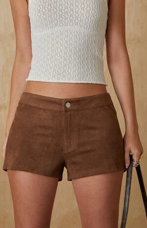 Your Favorite Faux Suede Micro Shorts