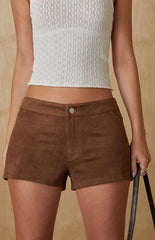 Your Favorite Faux Suede Micro Shorts
