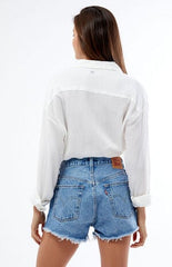 Levi's Women's 501 Original High-Rise Shorts - Quiet Riot