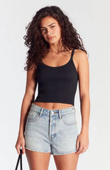 Pacsun Light Indigo Button Fly High Waisted Denim Festival Shorts