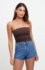 Pacsun Ivy High Waisted Festival Jean Shorts Indigo