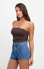 Pacsun Ivy High Waisted Festival Jean Shorts Indigo