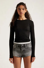 Pacsun Jamie Low Rise Jean Micro Shorts Faded Black