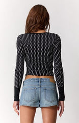 Pacsun Jamie Low Rise Jean Micro Shorts Light Blue