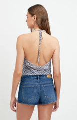 Pacsun Jamie Low Rise Jean Micro Shorts Dark blue