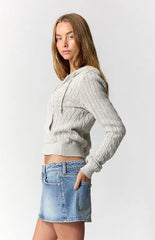 Pacsun Piper Stretch Medium Blue Jean Micro Mini Skirt