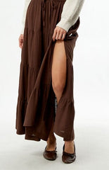 Rhythm Classic Tiered Maxi Skirt