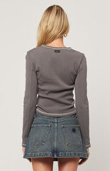 ABRAND 95 Lindsey A-Line Denim Mini Skirt