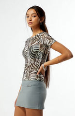 Third Charm Belted Micro Mini Skort