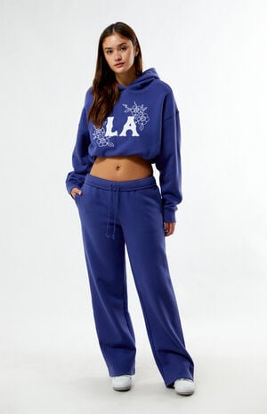 Your Favorite Chainstitch Floral Baggy Sweatpants