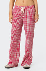 Edikted Taya Gingham Pants