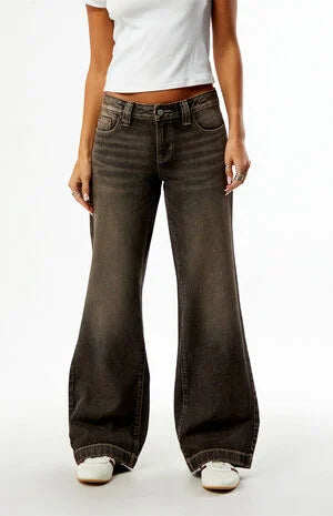 Pacsun Casey Low Rise Baggy Jeans Brown Tint