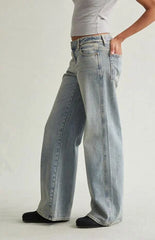 Pacsun Casey Low Rise Baggy Jeans Medium Indigo Tint