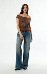Pacsun Casey Low Rise Baggy Jeans Light Indigo