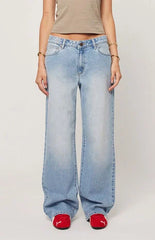 ABRAND 99 Kaia Worn Low Rise Baggy Jeans