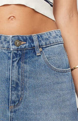 ABRAND Medium Blue 95 Paloma Low Rise Baggy Jeans