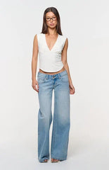 ABRAND Jody 00 Low Rise Wide Leg Jeans